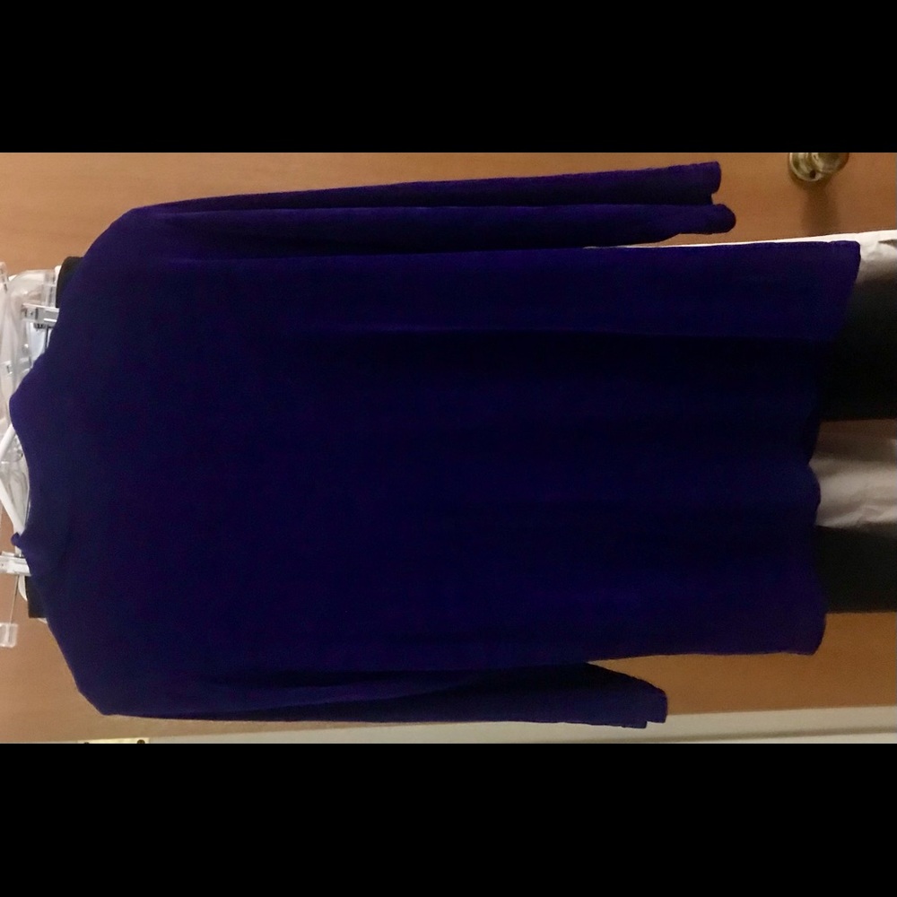 New Vikki Vi Purple Top or Jacket Button Down 1XP made in USA - Picture 3 of 12